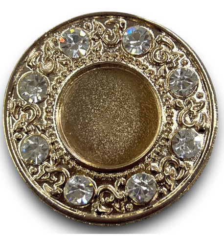 Teca O Relicario Con Cristales (porta Reliquia Santos)