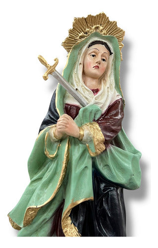 Virgen De Los Dolores O Dolorosa En Resina 30cm