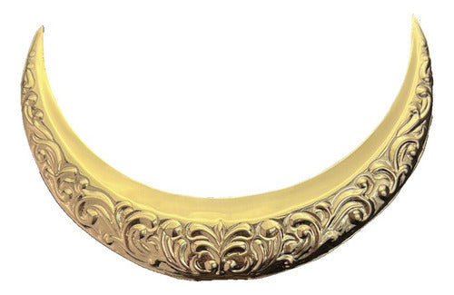 Luna De Latón 16cm Accesorios Imagenes Religiosas