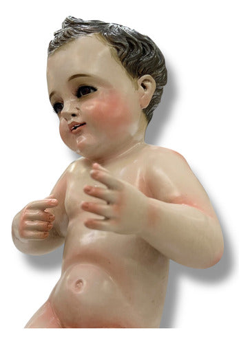 Niño Dios O Niño Jesús Talla En Madera Cedro Rojo 30cm