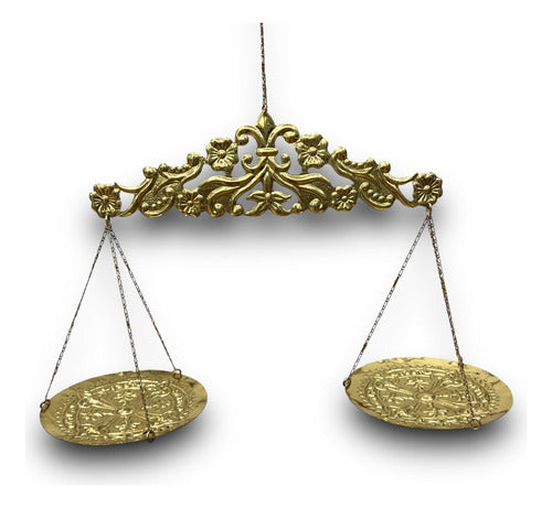 Balanza En Latón Para San Miguel Arcángel De 110cm A 130cm