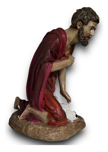 Pastor Arrodillado Para Nacimiento De 80cm