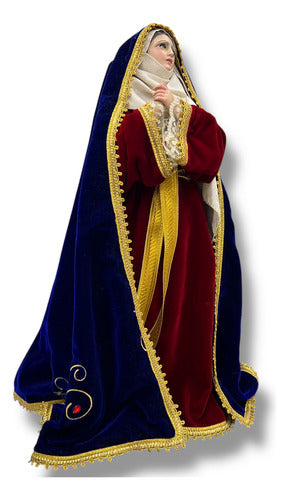 Virgen De Los Dolores 52cm  Imagen Para Vestir