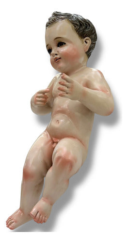 Niño Dios O Niño Jesús Talla En Madera Cedro Rojo 30cm