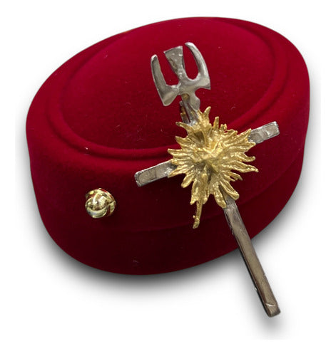 Cruz Del Apostolado O Apostolado De La Cruz En Plata 56mm