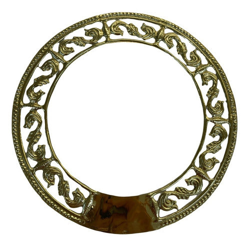 Aureola  26cm De Latón Para Imagen Religiosa Santos