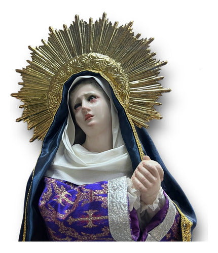 Resplandor #7  Baño De Oro Virgen De Los Dolores