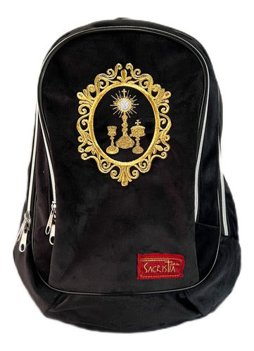 Mochila Sacristía Bordada Sacristia Eucaristía Comunion Liturgia