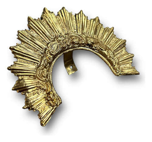 Resplandor De La Virgen Dolores #4 Chapa De Oro