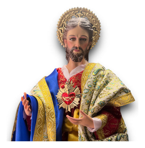 Corazón De Jesús Accesorio  Chapa De Oro  Imágenes 60-80cm