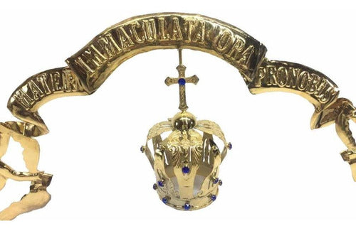 Corona  Virgen San Juan De Los Lagos En Baño De Oro