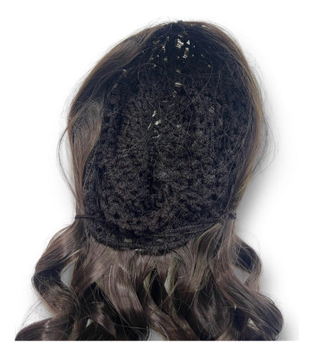 Cabellera Sintética Para Imágenes Religiosas 110cm