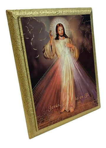 Cuadros Del Señor De La Misericordia 5piezas De 15cm X 12cm