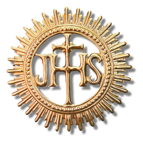 Aureola 14.5cm Para Imágenes De Jesús En Baño De Oro