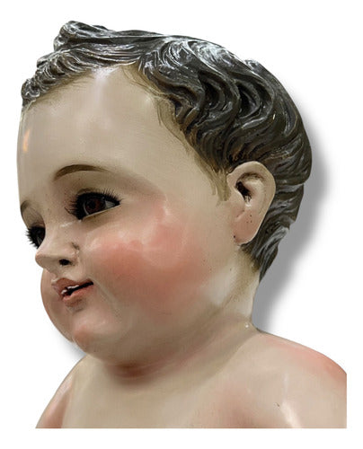 Niño Dios O Niño Jesús Talla En Madera Cedro Rojo 30cm