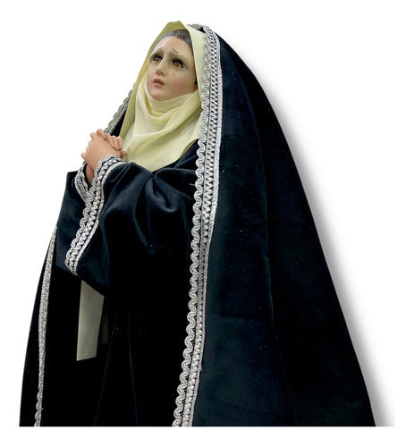 Virgen De Los Dolores 52cm  Imagen Para Vestir