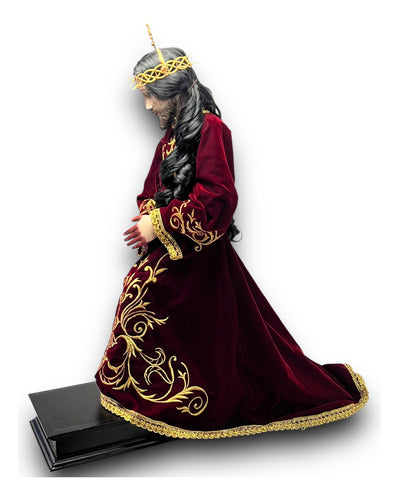 Jesús De Nazareno Articulado En Madera  Para Vestir 95cm