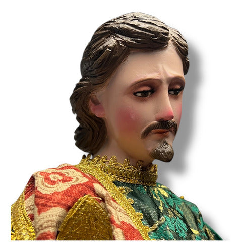 San Juan Evangelista Para Vestir, Articulado Y Bruñido 65cm