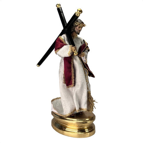Jesús De Nazareno Para Vestir 38 Cm Con Accesorios