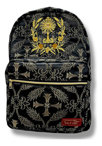Mochila Sacristía Bordada Eucaristia