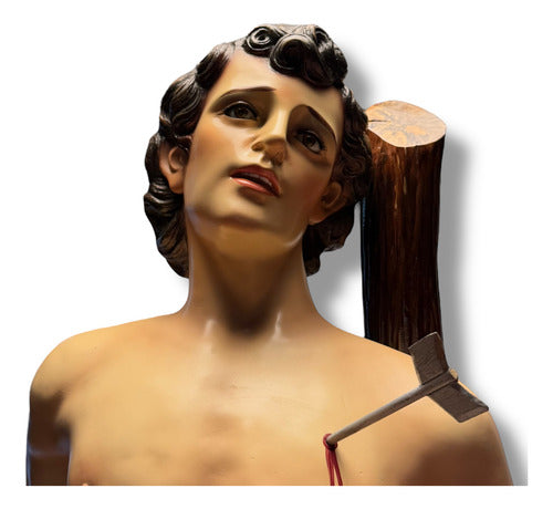 Escultura De San Sebastián Martir O Sebastián De Milán 140cm