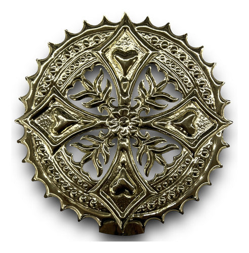 Aureola De Latón 15cm Para Imágenes De Niño Jesús