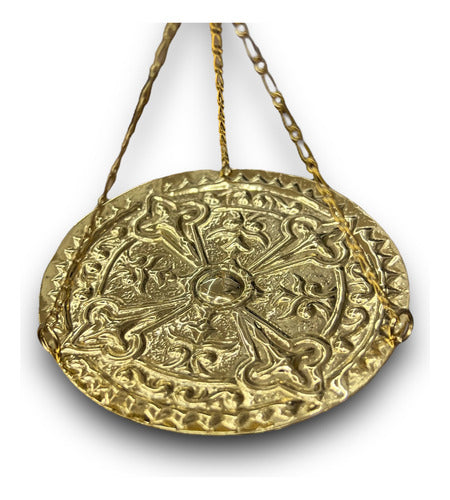 Balanza Baño De Oro Para San Miguel Arcángel De 90cm A 110cm