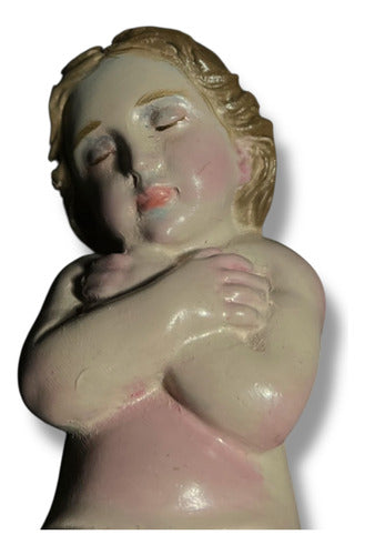 Niño Dios Tallado En Madera 12cm