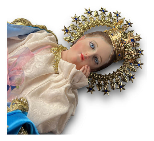 Divina Infantita Bruñida, Barroca Con Accesorios 58cm
