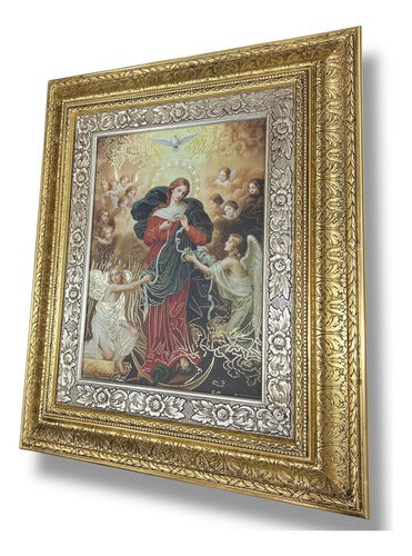 Cuadro Virgen Desatanudos o María Desatanudos 55cmx66cm