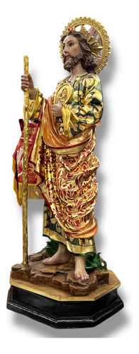 San Judas Tadeo 100cm Estofado En Oro
