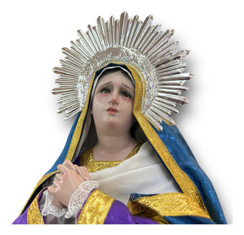 Resplandor #5 Para Virgen De Los Dolores O Niquelado