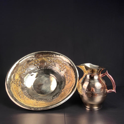 Lavatorio Liturgico Laton  Aguamanil 21 X 42cm