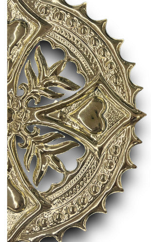 Aureola De Latón 25cm Para Imágenes Religiosas O De Jesús