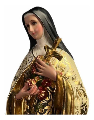 Santa Teresita Del Niño Jesús 88cm Hoja De Oro