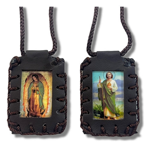 Escapulario San Judas Tadeo Con Virgen De Guadalupe