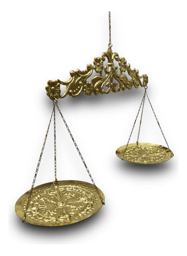 Balanza En Latón Para San Miguel Arcángel De 110cm A 130cm