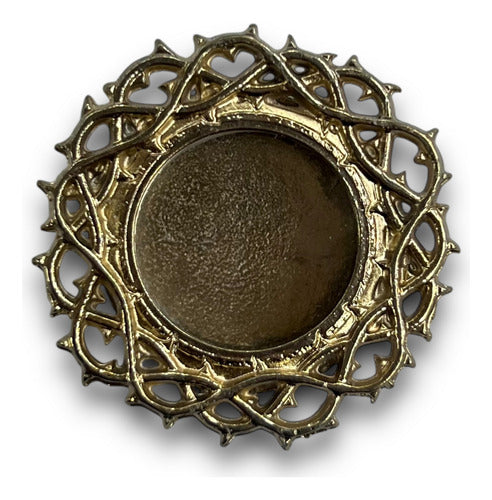 Teca O Relicario Corona De Espinas (porta Reliquia Santos)