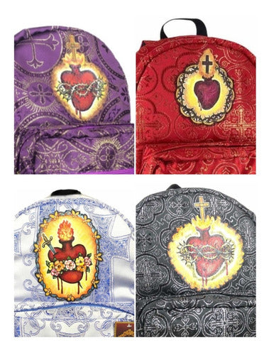 Mochila Brocado Personalizada Pintada A Mano