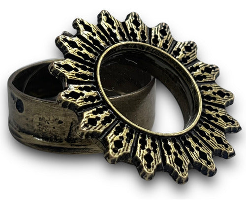 Teca O Relicario Con Rayos (porta Reliquia Santos)