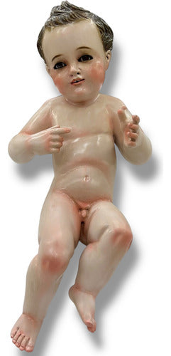 Niño Dios O Niño Jesús Talla En Madera Cedro Rojo 30cm