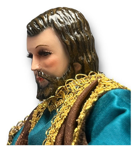 José Y María Jornada Imágenes De Vestir Talla En Madera 30cm