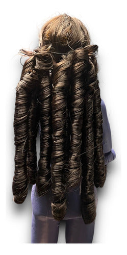 Cabellera Sintética Para Imágenes Religiosas 35cm