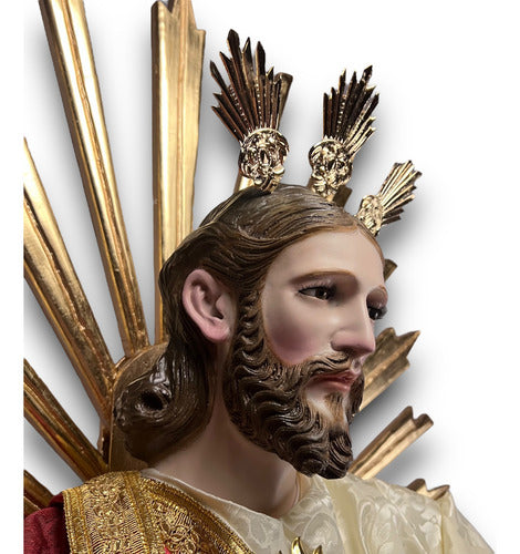 Sagrado Corazón De Jesús  119cm Imagen Para Vestir