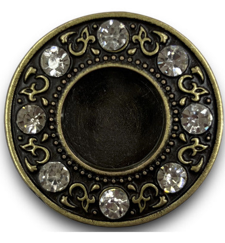 Teca O Relicario Con Cristales (porta Reliquia Santos)