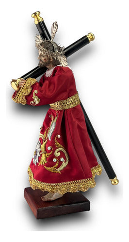 Jesùs De Nazaret O Nazareno Para Vestir Talla En Madera 38cm