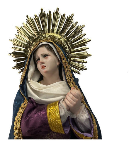 Virgen De Los Dolores Imagen Para Vestir 60cm