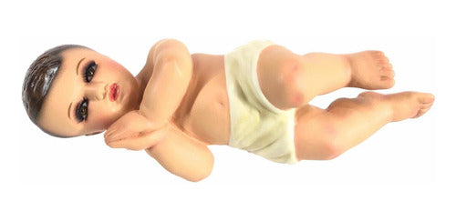 Niño Dios Tallado En Madera 13cm