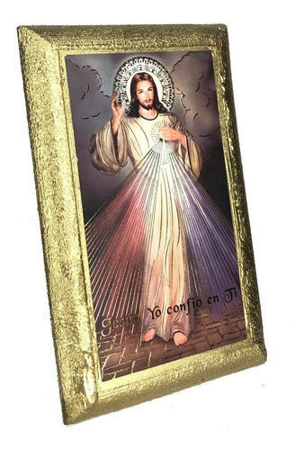 Cuadros Del Señor De La Misericordia 5piezas De 12cm