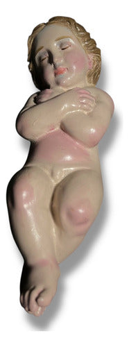 Niño Dios Tallado En Madera 12cm